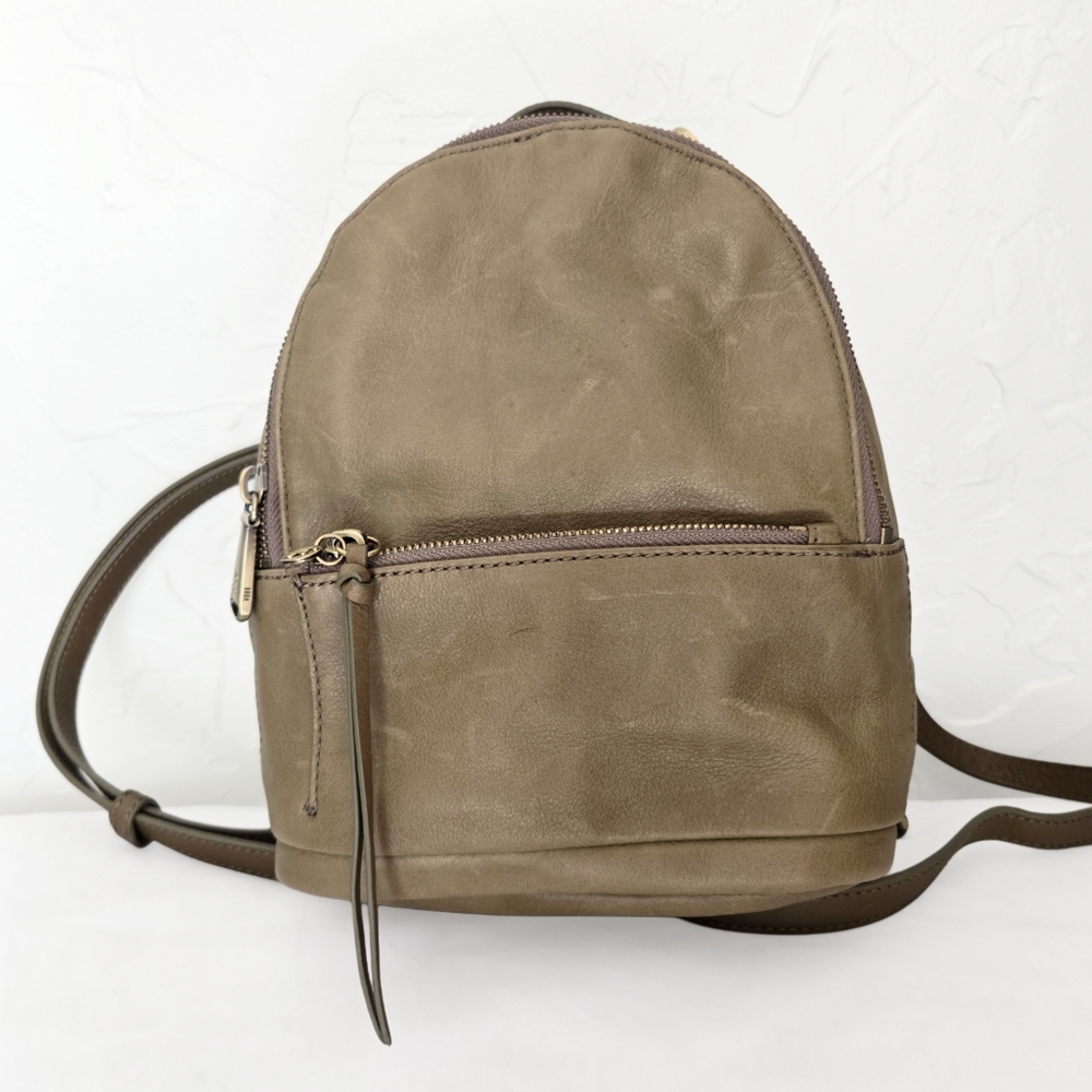 Hobo Leather Green Mini Backpack - image 1